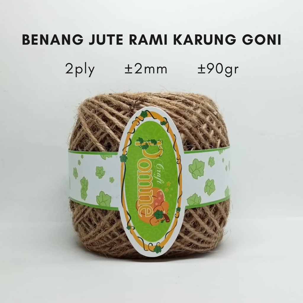 Benang Jute 2ply Tali Rami Tali Karung Tali Goni