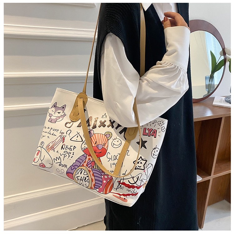 201660 Tas Tote Wanita Import Totebag Cewek Impor Shoulder Bag Cewe (1 KG MUAT 5) GT1896 173225