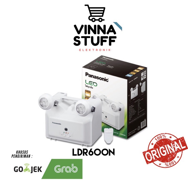 Lampu Darurat LED Emergency Light Panasonic LDR600N LDR 600 N + Remote Control