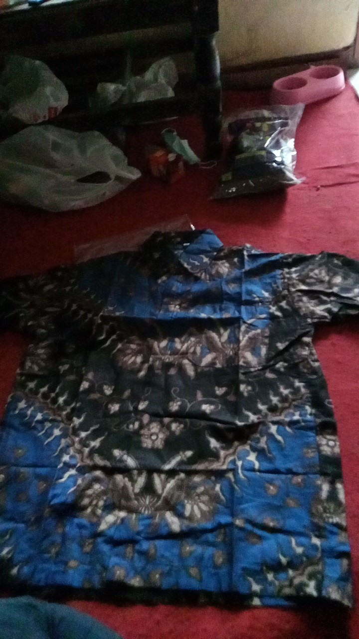Size M L Xl Xxl Bswart Batik Hrb026 Kenongo Hem Pendek Padi Pekalongan M L Xl Batik Pria Murahl