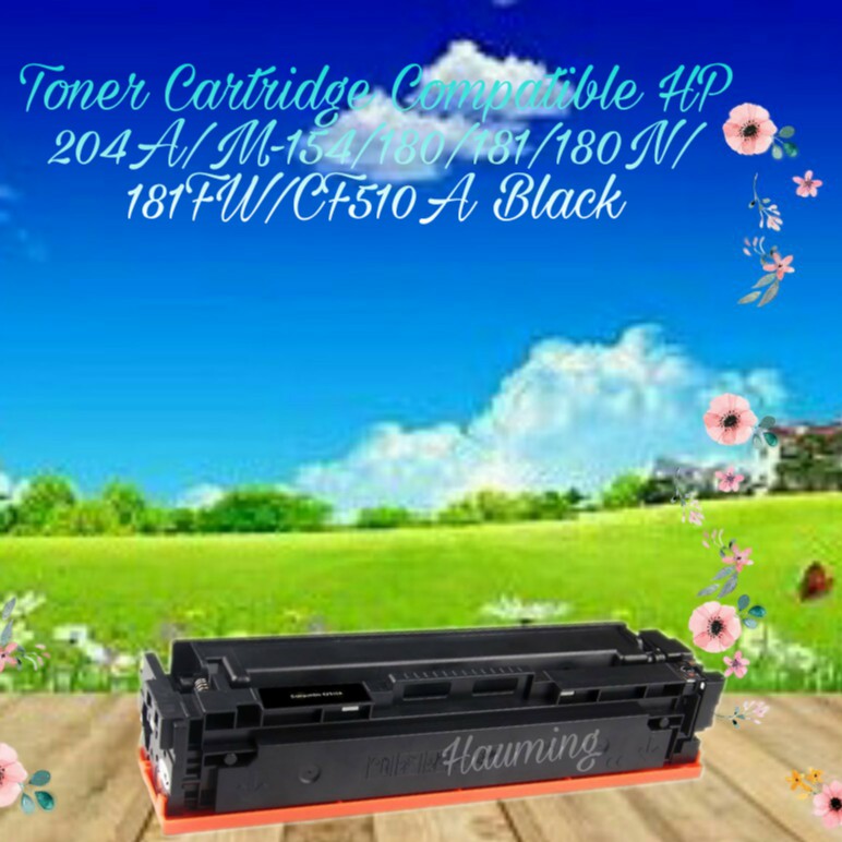 Toner Cartridge Compatible HP 204A M154a M154nw M180n M180nw M181fw M154 M180 M181 CF510A Black