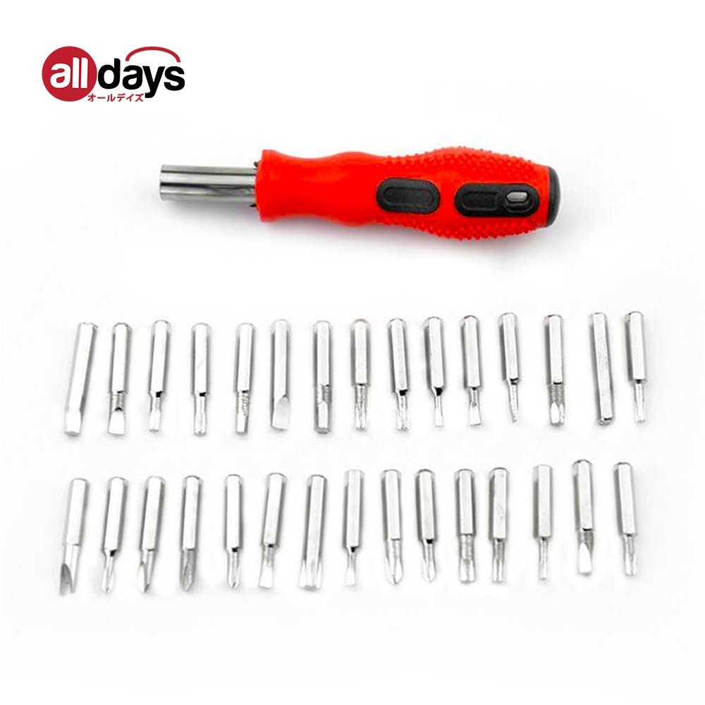 Alldays 31 in 1 Obeng Set Mini Screwdriver Magnetic / Obeng Handphone / Obeng Multifungsi