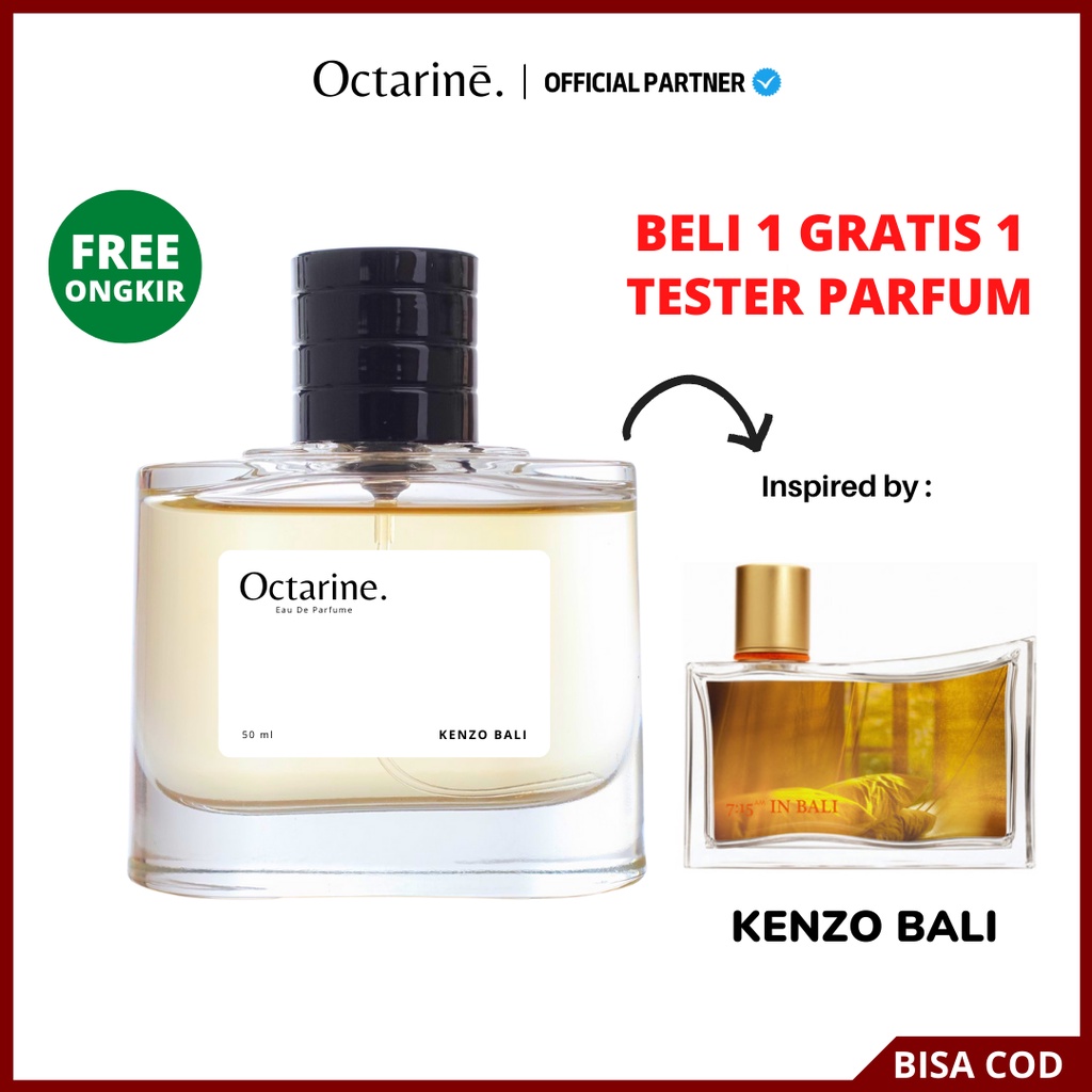 Octarine - Parfum Pria Wanita Tahan Lama Aroma Fresh Manis Vanilla Inspired By KZ BALI | Parfume Farfum Perfume KZ Minyak Wangi Cewek Cowok Murah Original