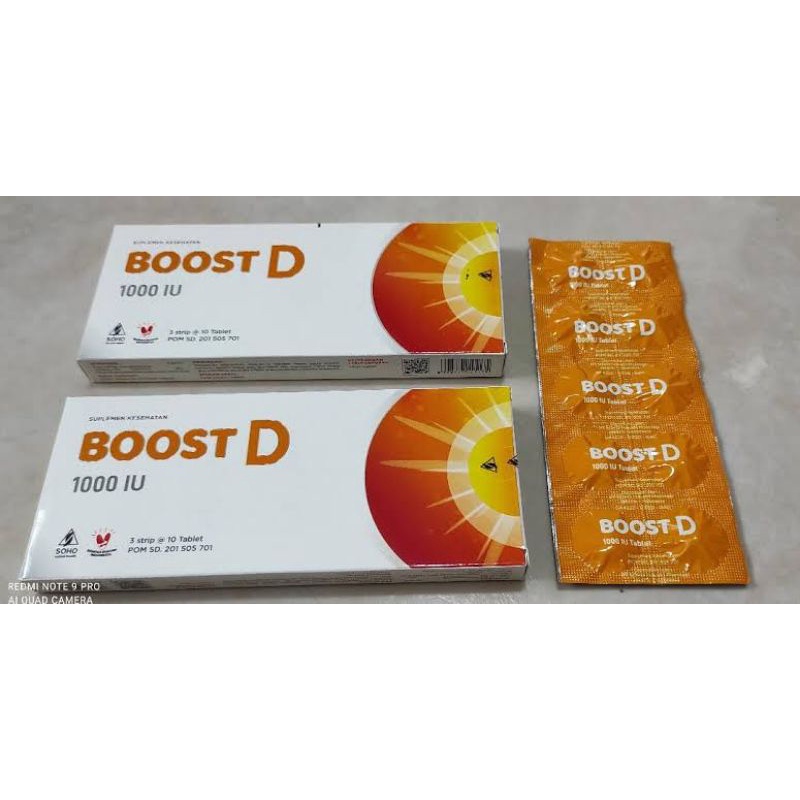 BOOST D TABLET VIT D3 1000 IU