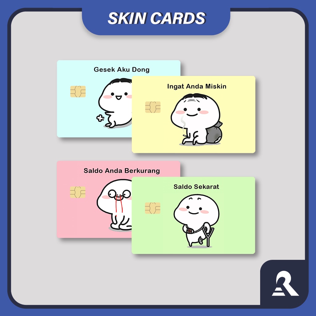 Si Pentol Card Version (Skin / Sticker Kartu ATM, Flazz, Debit/Kredit) Sticker ATM, Skin Card Atm Mu