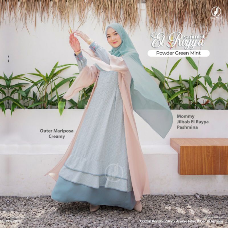 GAMIS MOM EL- RAYYA • SET  • ALWA HIJAB • READY STOK