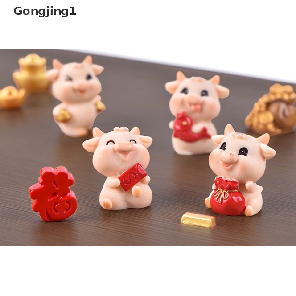 Gongjing1 Miniatur Hewan Daging Bonsai Bahan Resin Untuk Dekorasi Taman Minifairy Garden DIY