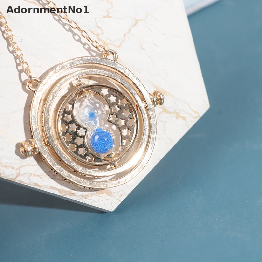 (AdornmentNo1) Kalung Rantai Dengan Liontin Jam Pasir 3D Harry Potter Untuk Wanita