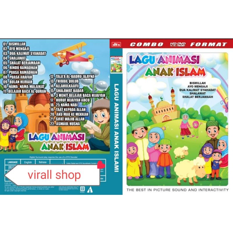 Kaset Lagu Anak " Lagu Animasi Anak Islam