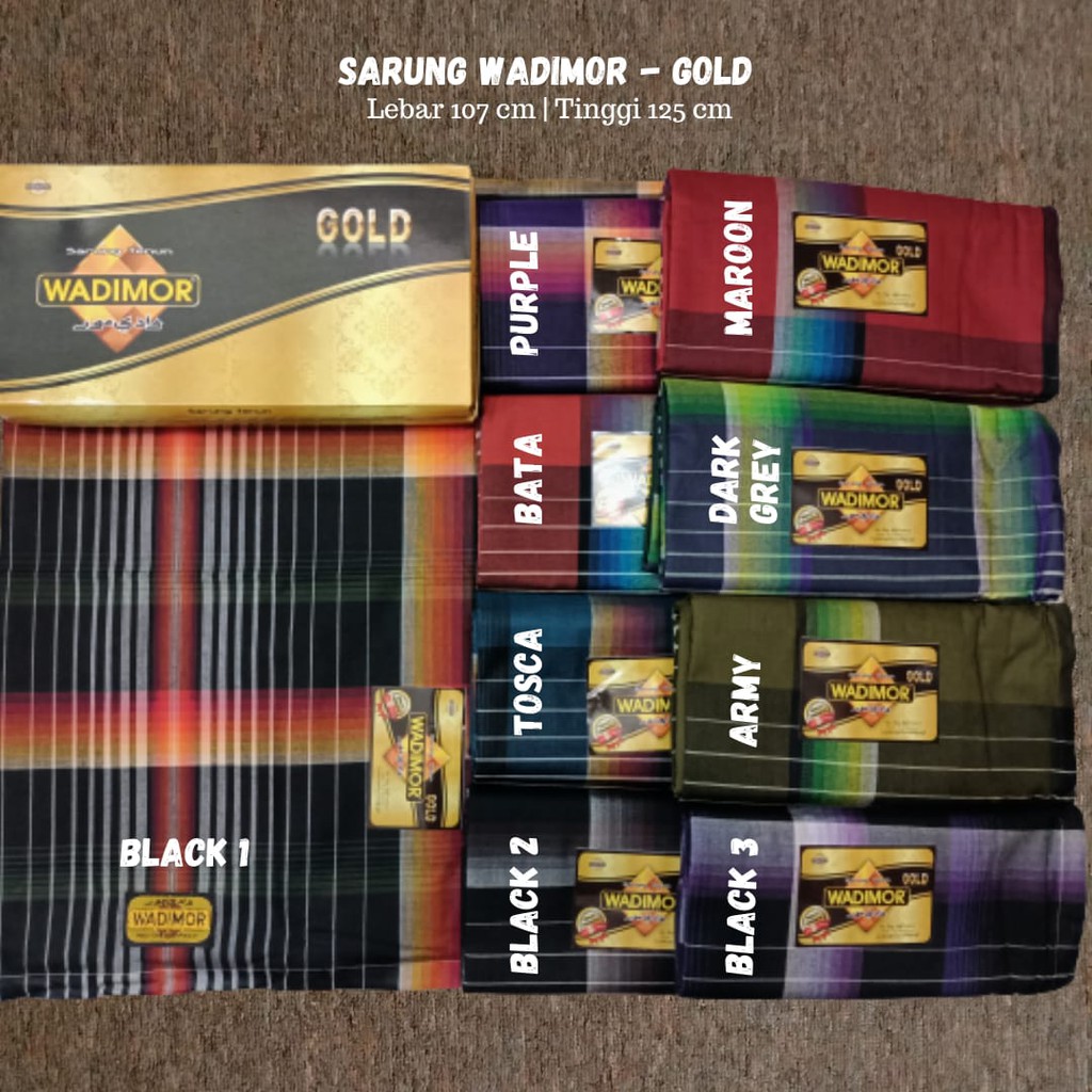 SARUNG WADIMOR GOLD / SARUNG DEWASA