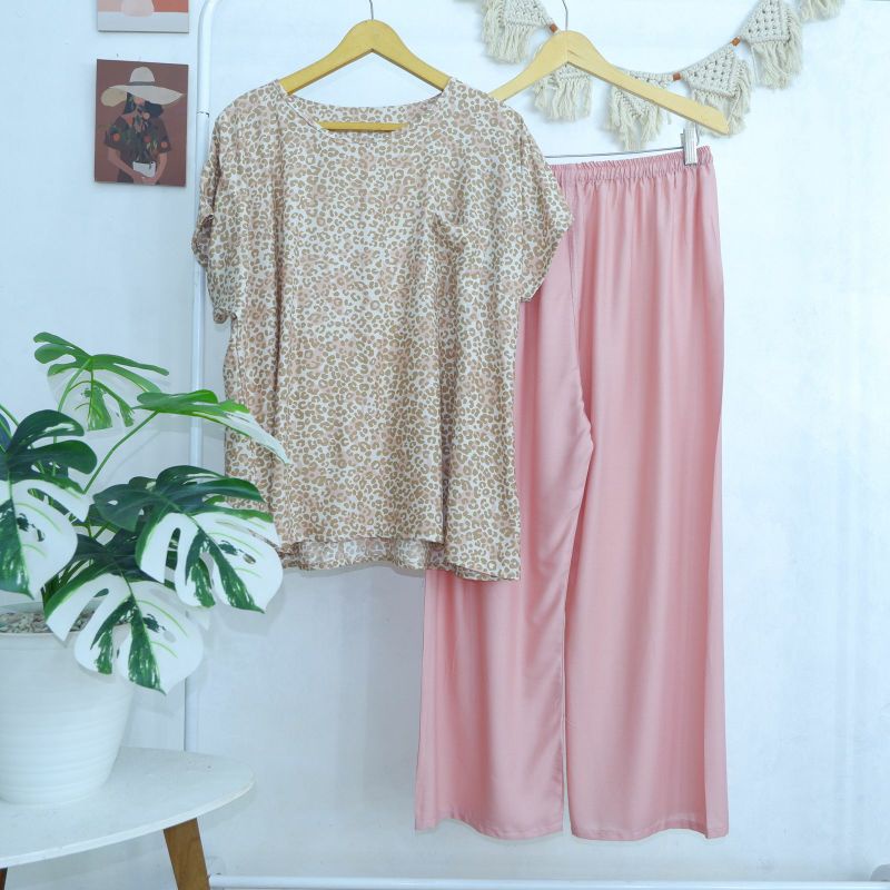 BABYDOLL JUMBO RAYON FIT TO XXXL LD 130 (CELANA PANJANG) SERI 1 LD125 LD130-PJXL 13