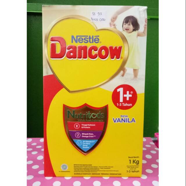 Susu DANCOW Tahap 1+ Rasa Vanila / Madu Netto 1Kilogram