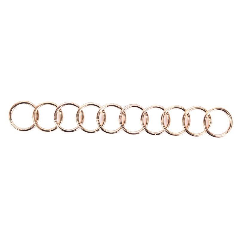 80pcs Cincin Klip Cuff Bahan Metal Untuk Rambut Gimbal