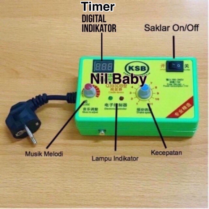 Ayunan listrik MURAH buaian baby elektrik OTOMATIS ayunan bayi elektrik aman anak musiko-1
