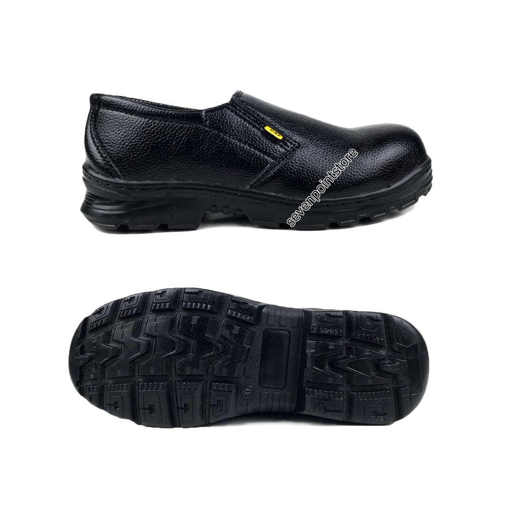 Sepatu Safety Slop - Safety Slip-on Sepatu Kerja Safety Selop - Safety Shoes Slip On Premium Safety