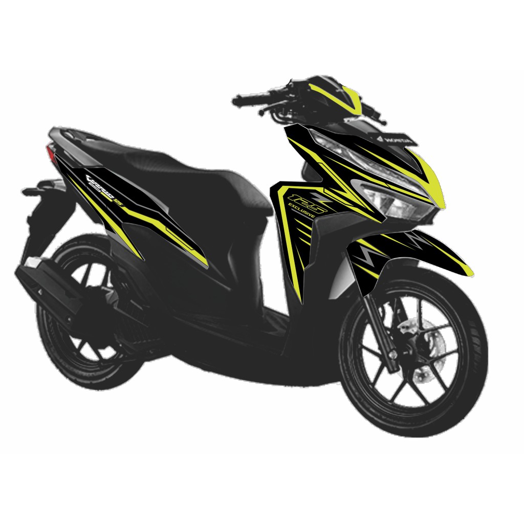 Jual Striping Vario 125 Led Decal Motor Vario Semi Body Variasi Stiker Vario 150 Led Indonesia Shopee Indonesia