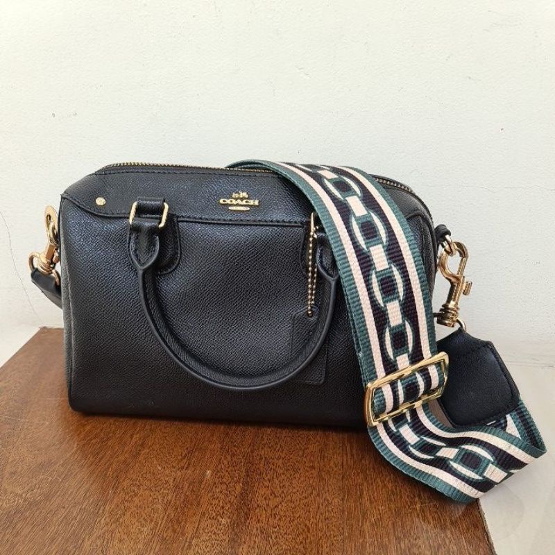 PRELOVED tas coach mini bennett black mini sling bag