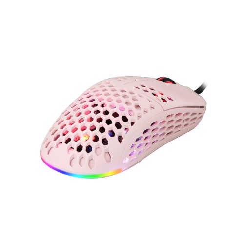 GANAS - PINK Digital Alliance Mouse Gaming GANAS RGB LED Splash Waterproof - DA