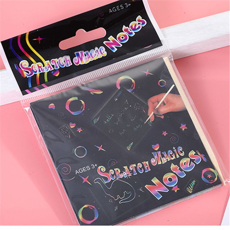 Mary Child Scratch Picture Kertas Gambar Alat Bantu Mengajar Pesta Kelas Aksesoris