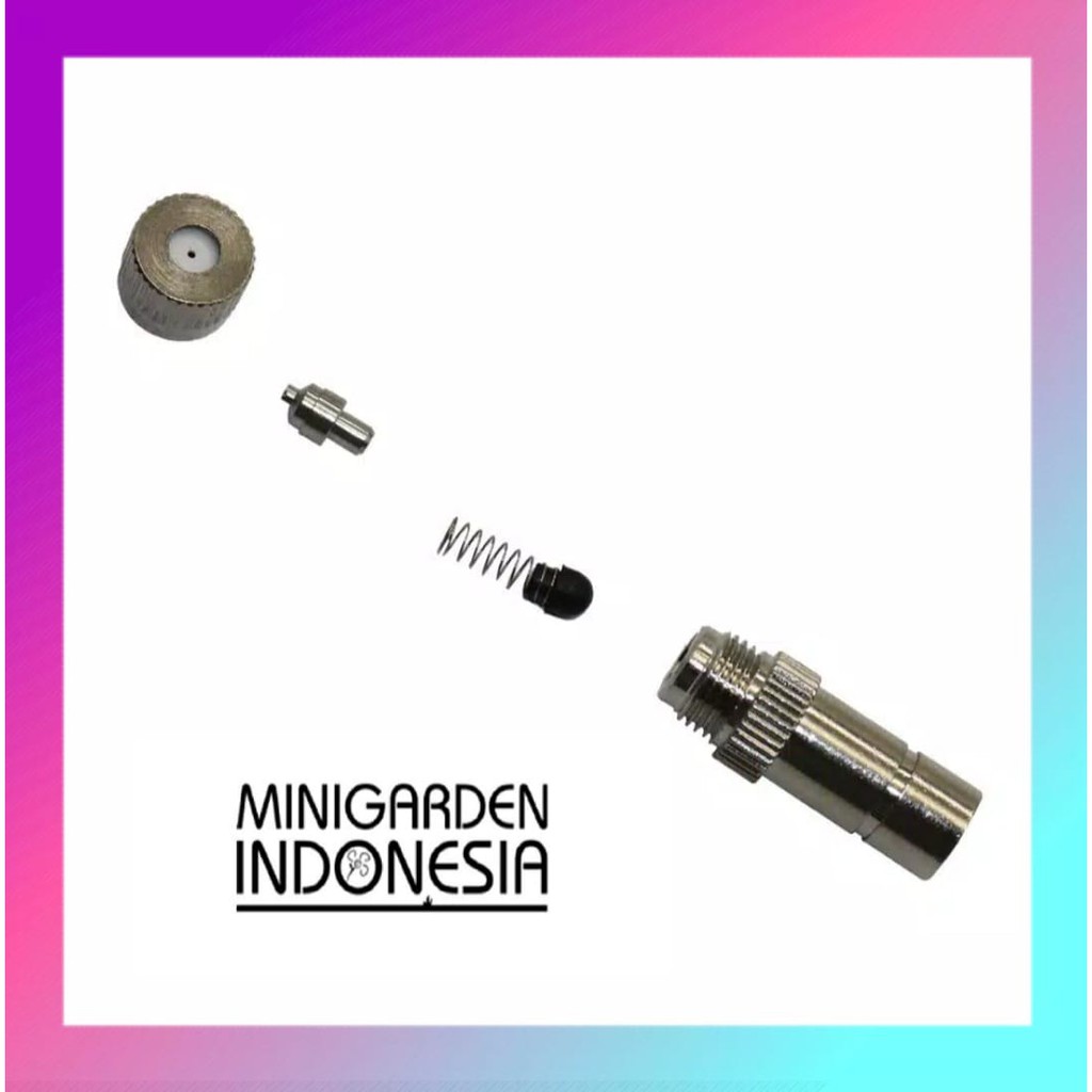 MIST NOZZLE SLIP LOCK 0.3MM 0.4MM 0.5MM 0.6MM anti drip head misting kabut alat siram irigasi taman