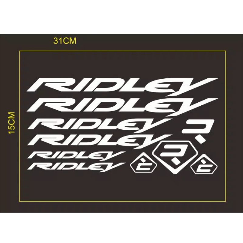 Cutting Sticker Sepeda Ridley Termurah