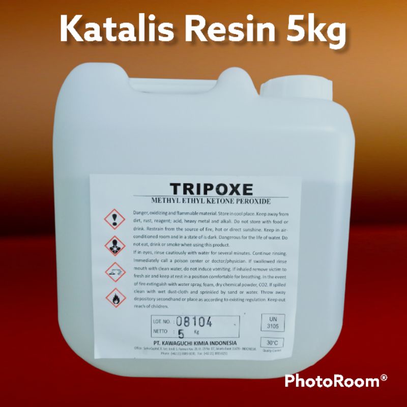 Katalis Resin TRIPOXE 5kg / PENGERAS RESIN