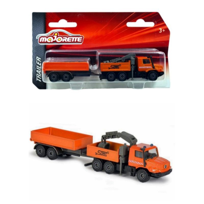 Majorette Trailer Street Service Truck