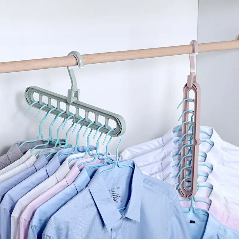 Magic Hanger Baju 9 Lubang / Hanger Pakaian / Magic Hanger Wonder 9