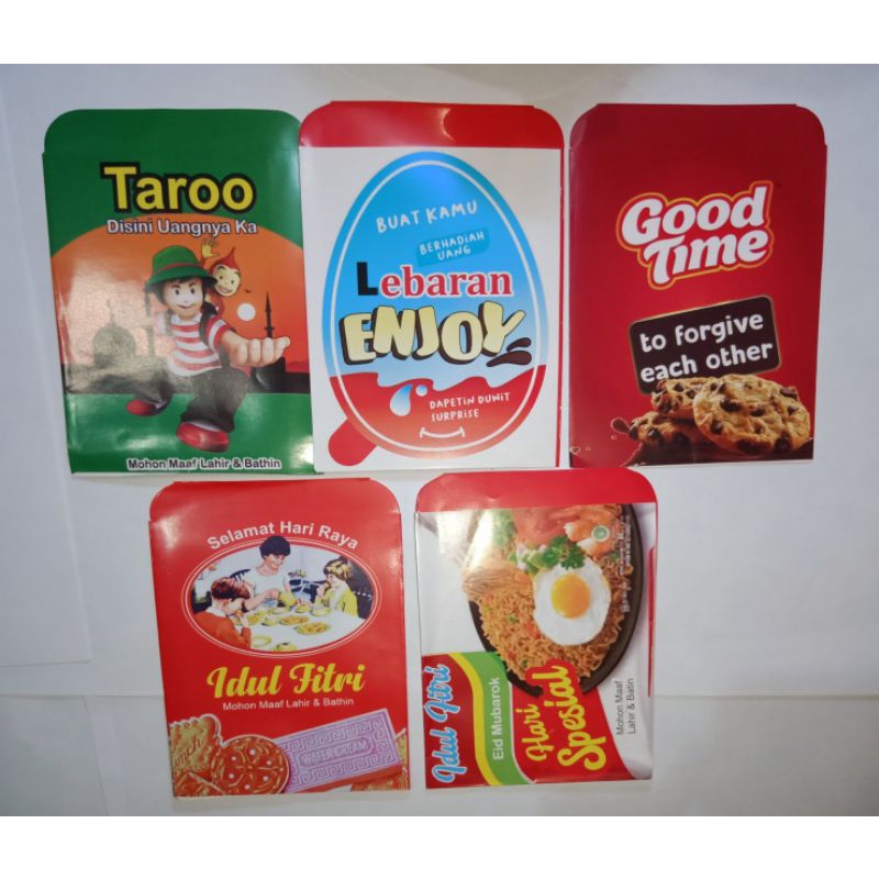 

Amplop lebaran Snack . siap pakai atau jual