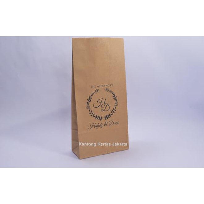 

Februari Maniss Paperbag Sos Kantong Kertas Coklat 13X8X25 (L) Souvenir Kode 195