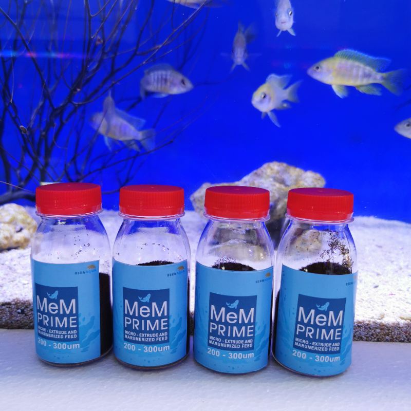 MEM PRIME 200 - 300 (45GR) PELET IKAN PAKAN CUPANG GUPPY