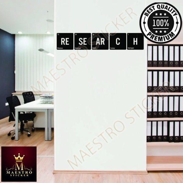 

M.STICKER RESEARCH imagination Sticker Decal Stiker wall cut Cutting Quotes - Putih