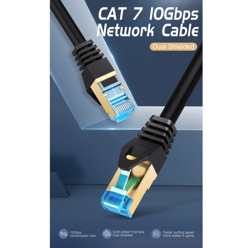 Vention Kabel LAN RJ45 Cat 7 SSTP S/FTP Gigabit Ethernet CAT7 UTP 50M