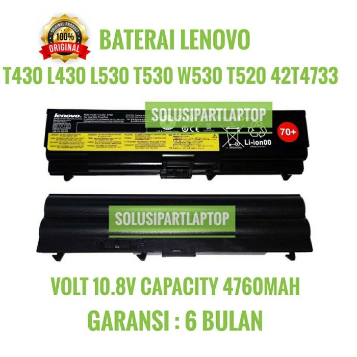 Battery ORI Lenovo Thinkpad T430 T530 W530 L530 L430 T520 W520