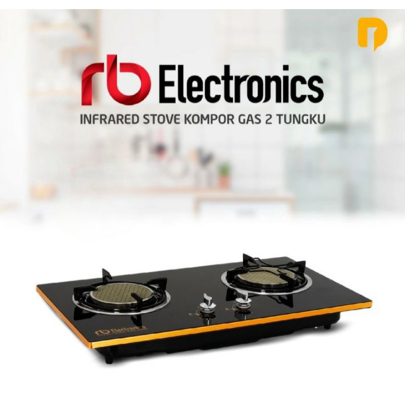 Kompor Tanam Infrared 2 Tungku RB Electronics