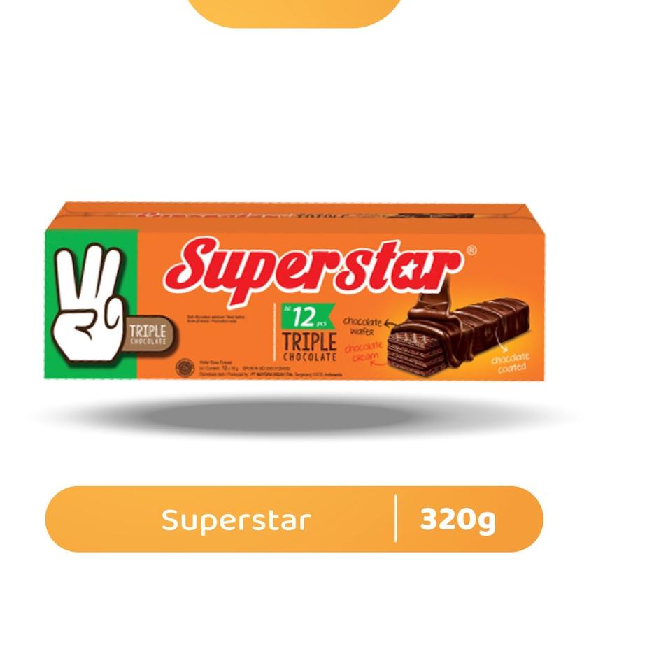

☄️Penawaran Superstar Triple Chocolate Box 12 Pcs berat 216 Gr #DISKON