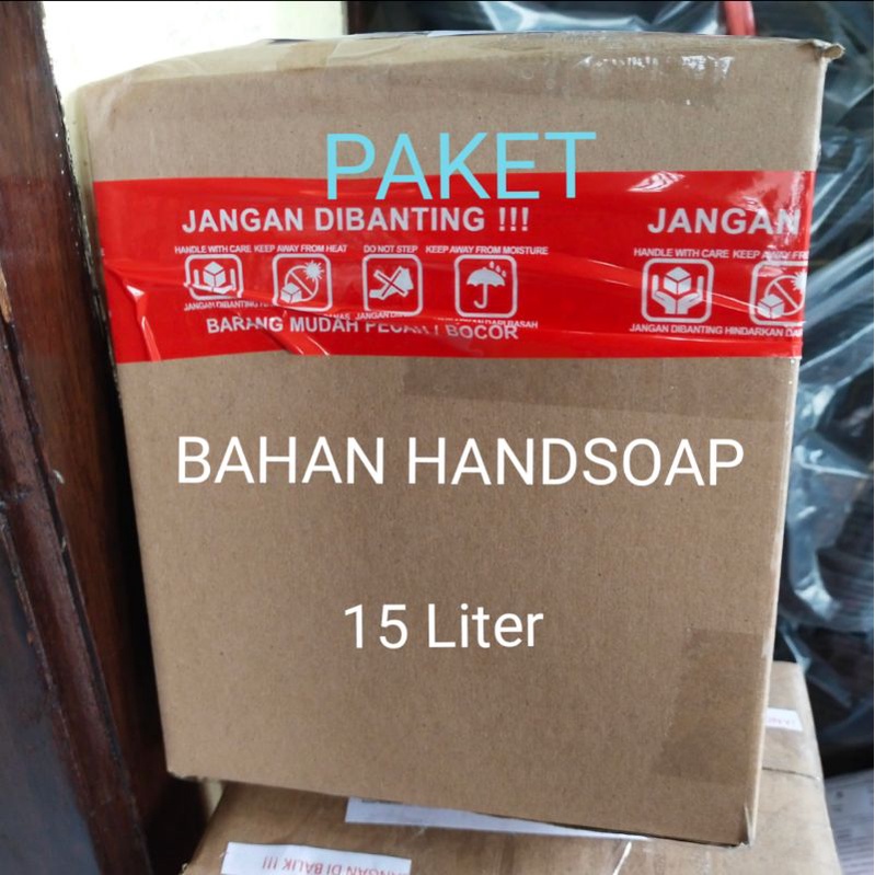 PAKET BAHAN SABUN CUCI TANGAN/HANDSOAP 15 liter