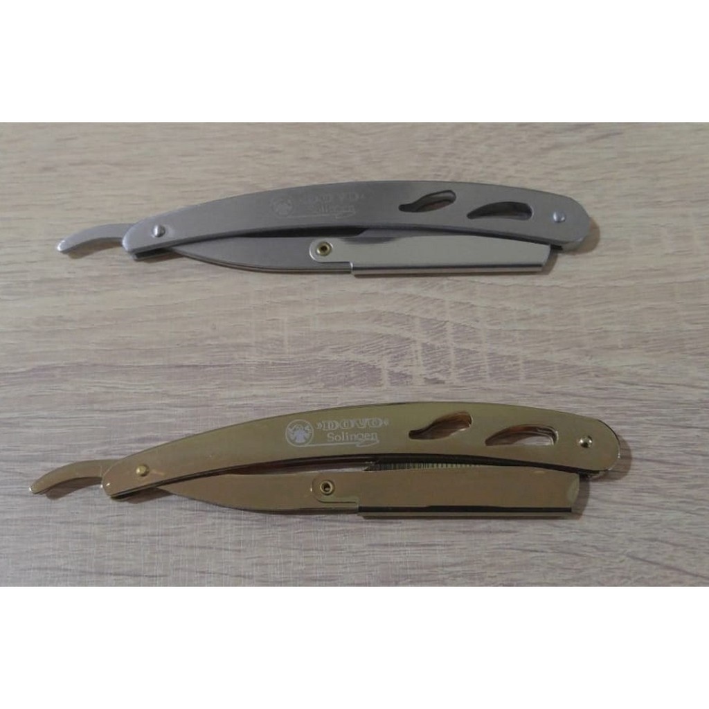 Razor Pisau Cukur Lipat Silet Isi Ulang Stainless DOVO Solingen