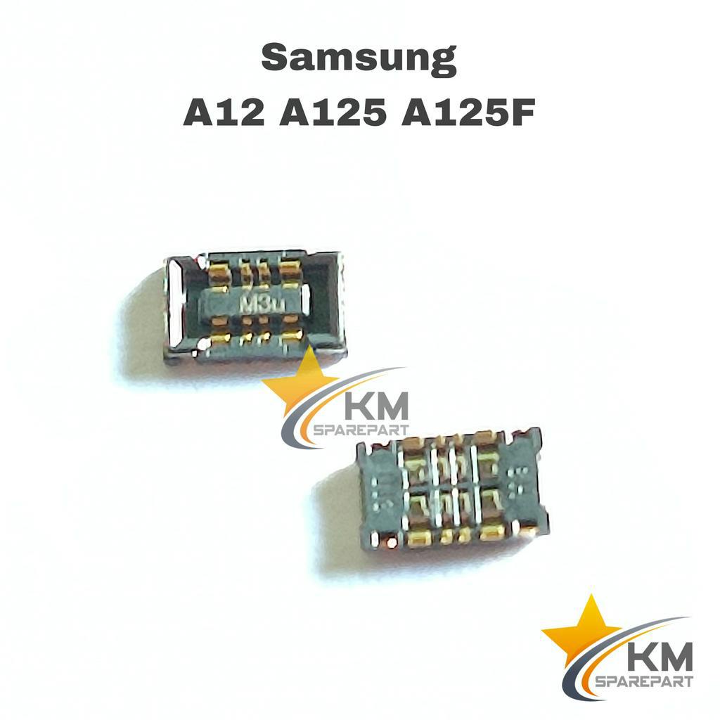 Konektor Baterai Samsung A12 A125 Soket Connector Batre Di Mesin