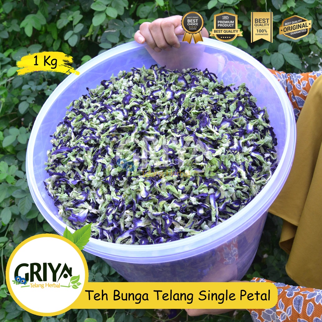 

Bunga Telang Kering (Single Petal) 1Kg