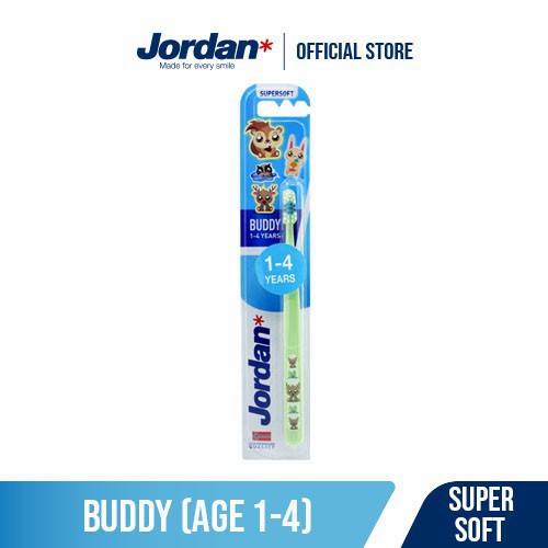 Jordan TB Kids Buddy 1-4 Soft - Sikat Gigi