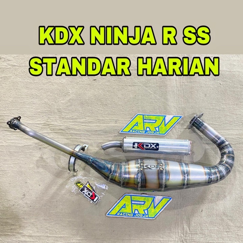 Knalpot KDX Ninja R SS Tipe C Standar Harian Ori 100% Jogja