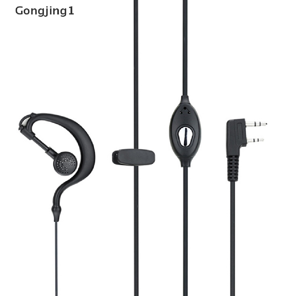 Gongjing1 Headset Earpiece Radio Walkie Talkie Dua Arah Untuk BaoFeng UV5R series