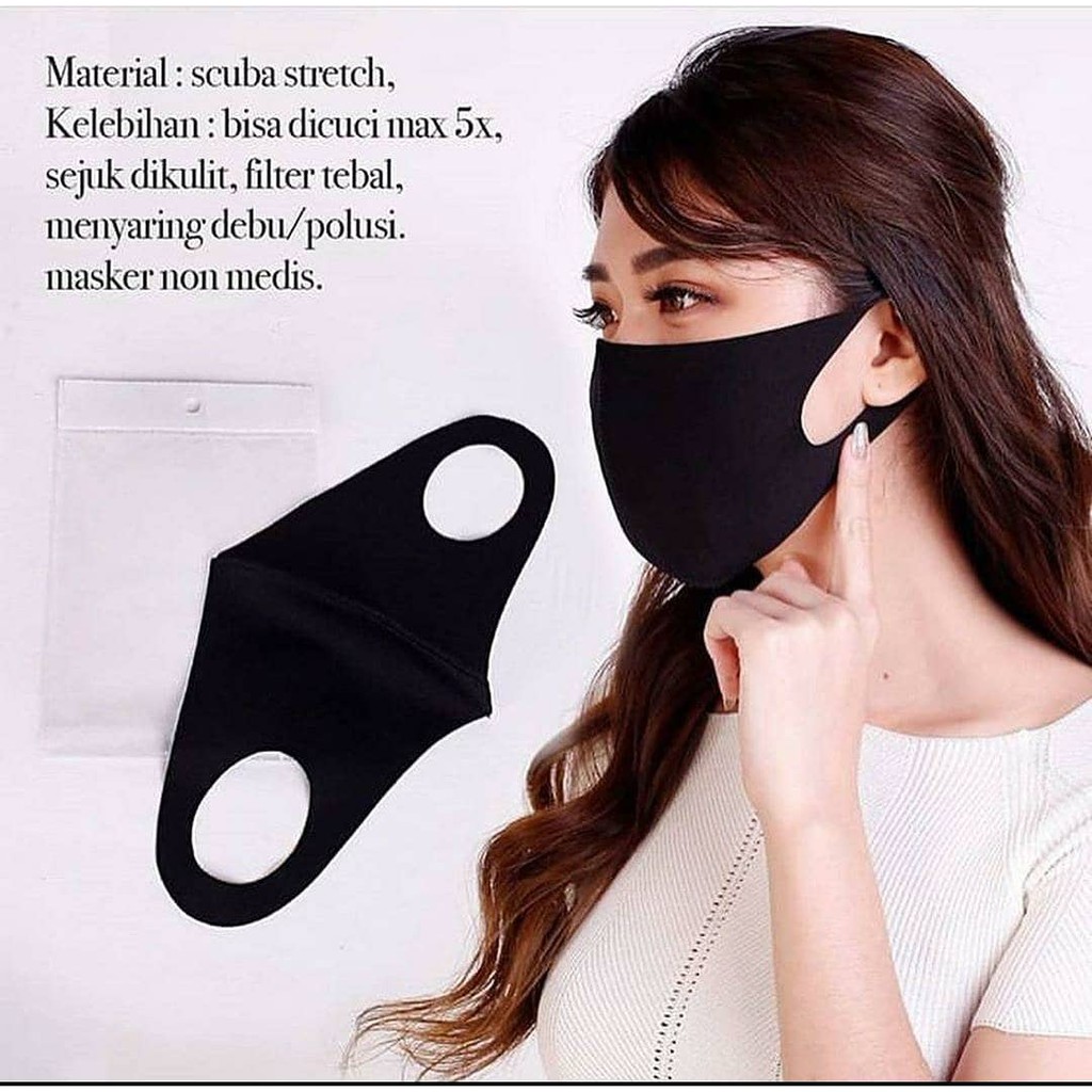 Masker Scuba Original Tebal dan pemotongan rapih menggunakan laser