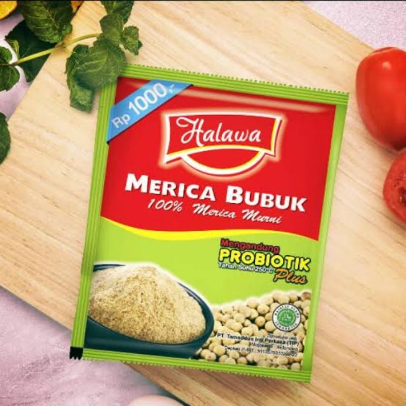 Halawa Merica Bubuk Probiotik 1Pack isi 24Sachet
