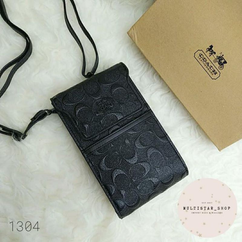 MUST HAVE DOMPET HP WANITA DOMPET IMPORT HPO SELEMPANG COACH 1301 1304 TERBARU