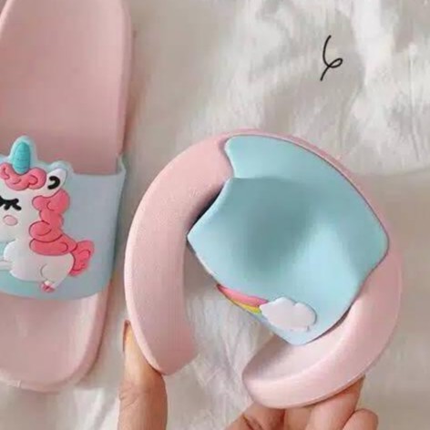 SANDAL SLOP UNICORN ALINA 2088 IMPORT JELLY LENTUR EMPUK MODEL BARU PROMO DISKON MURAH BERKUALITAS