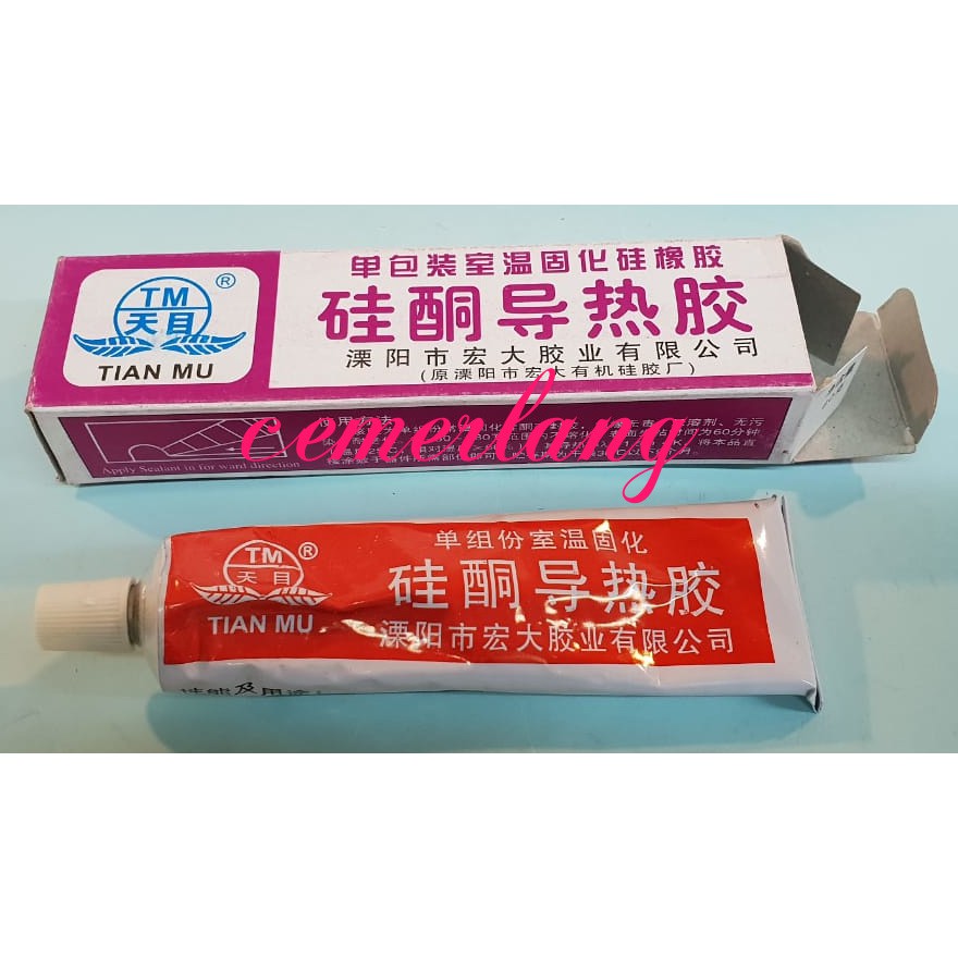 Thermal Glue / Heat sink Odol Ungu / Sealant Silicone Grease Tian Mu