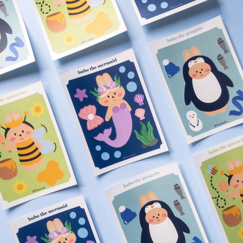 

Bubo Cosplay Big Sticker | Bujo Sticker Deco Sticker | favo.studio