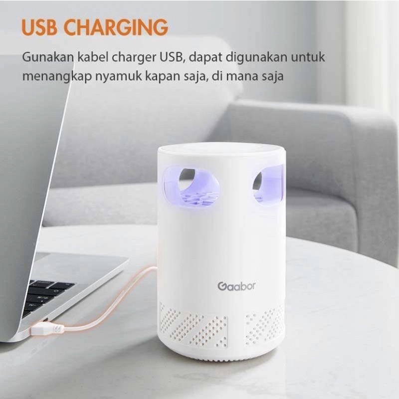 GAABOR MOSQUITO KILLER ALAT  PENGUSIR NYAMUK SINAR UV GMWD-M01A